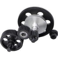 Scx 10 Steel Metal Transmission Gears Set For 1/10 Axial Scx10 Rc Crawler Gearbox Gear 87T Spur Gear/20T Pinion Upgrade Parts