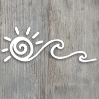Ocean Decal Sun Decal Wave And Sun Decal Car Sticker