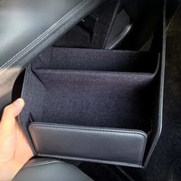 1 Pc PU Leather Car Lower Central Console Storage Box Organizer Holder Case for Xpeng Xiao Peng G6 Interior Accessory
