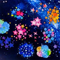 6style 21pcs/pack kawaii sparkling star theme luminous craft PET sticker pack DIY handmade material scrapbook decoration sticker
