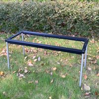 IGT 4 Unit Table Black Folding Frame Aluminum Alloy Folding Stand Portable Lightweight Cool Camping IGT Equipment