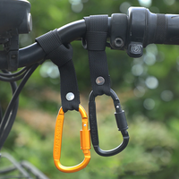 AliExpress NONE Motorcycle Electric Scooter Hook Front Hook Aluminum Alloy Handlebar Hook for Bicycle Handlebar Hook Clip No-Drill Hook Black