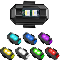 AliExpress NONE Bicycle Flashing Taillights 7 Color Bike Drones Aircraft Light Model Remote Control Car Warning Lamp Rear Light Usb Charging