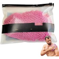 African Bath Net Colorful Washcloth Long Net Shower Body Scrubber African Scrubbing Reusable Bath Sponge Shower Accessories