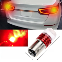 1/2pcs Car Tail Brake Light Strobe Flashing LED Lamp Motorcycle Warning Light Bulb Red Stronger Light 12V LED Rear Taillight