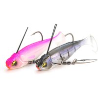 LURETV RAID SAME STYLE Compact Soft Fish Fishing Set T-Tail Road Soft Bait Sparkling Lead Head Hook LIBERO Set 5g7g