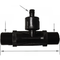 1/4" pvdf venturi Ozone water mixer Water treatment injector