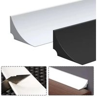 1PC 2M/78.74in Self-Adhesive Silicone Bathroom Water Stopper Water Retaining Strip Bendable Shower Dam Barrier