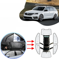 Car Full Coverages Sunshades For Skoda Octavia 3 MK3 5E 2013~2019 Estate Anti-UV Car Sunscreen Window Sunshade Cover Accessories