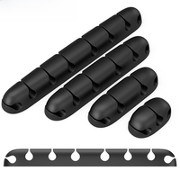 USB Cable Organizer Wire Winder Silicone Tie Fixer Wire Management organizador Cord Clip Office Desktop Phone Cables holder