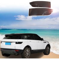 ABS Blackened Car Rear Taillight Turn Signal Lamp Cover For Land Rover Range Rover Evoque L538 2012-19 Lamp Trim Car Accessories