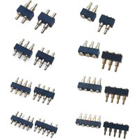 10Pcs Pogo Pin Connector Pogopin Battery Spring Loaded Contact SMD Needle PCB 2 3 4 5 6 7 8 9 15 Pin 2.54mm Pitch