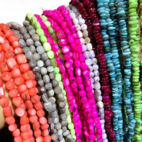 AliExpress LUOMAN XIARI Wholesale Natural Conch Shell dye color 5-8 mm Gravel Shape Shell Beads For Jewelry Making Diy Bracelet Necklace Strand 15.5''