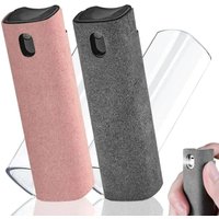 2-in-1 Mobile Phone Screen Spray Bottle Computer Screen Cleaner with Microfiber Cloth Set Cleaning Tools Car Cleaning Supplies