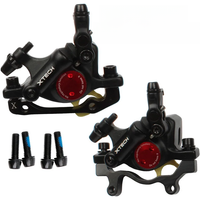 AliExpress CYCLAMI ZOOM XTECH HB100 MTB Oil Disc Hydraulic Brake Disc Brake Line Pull Calipers Front & Rear G3 rotors 120/140/160/180MM MT200 M315