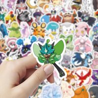 AliExpress GOGOTU 10/30/50/101PCS Kawaii Funny Pokemon Personalized Decoration Creative Graffiti Stickers DIY Skateboard Bike Decal Kids Toy Gift