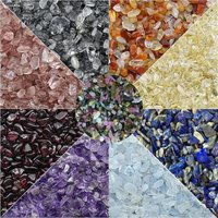 AliExpress Colorful 3-9MM 20G 50G 100G Mixed Natural Gravel Chip Beads Irregular Energy Gem Stone Beads for Fish Tank Bonsai Decoration