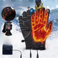 AliExpress YTYIN USB 3 Gears Touch Screen Heated Motorcycle Gloves Outdoor Winter Ski Gloves Sport Fishing Warm Riding Bicycle Gloves