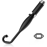 AliExpress BoFaCarry Motorcycle 2 Stroke Exhaust Pipe Muffler For 43CC 47cc 49cc Mini Motor Quad Dirt Monkey Pocket Pit Bike ATV Scooter