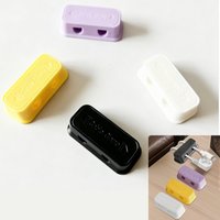 Magnetic cable clips Dual Cord Holder phone Cable Management Adhesive Cable Clips Wire Keeper For Home Office Desktop Car