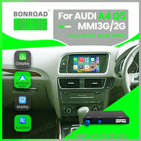 BONROAD Wireless CarPlay Android Auto Module for Audi A4 A5 Q5 MMI3G MMI2G Bluetooth Navigation Adapter with Airplay Mirrorlink