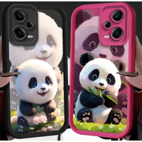 Cute Cartoon Panda Phone Case for Xiaomi Redmi Note 13 12 11 Pro Plus 4G 5G 12S 11S 10S 10 9 9S 8 12C 13C A3 Soft Silicone Cover