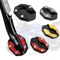 AliExpress NONE SEAMETAL Motorcycle Side Stand Cover Aluminum Alloy Motorbike Stop Stands Pad Universal Bicycle Foot Extension Kickstand Covers