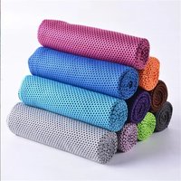 AliExpress NONE 1-10 pcs Cooling Towel Instant Relief Microfiber Cool Towels Chilling Neck Wrap Ice Cold Rags Sports Fitness Camping Cycling