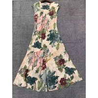 Elegant and Dignified French-Style Fish Tail 100% Silk Dress