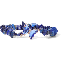AliExpress vinswet Natural Stone Crystal Butterfly Bracelet Irregular Lapis Lazuli Malachite Gravel Chip Beads Stretch Bracelets For Women Men