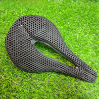 AliExpress BUCKLOS 3D Printed Saddle Carbon Fiber Bike Seat Hollow Ultralight Breathable Mountain Road Bike Seat Cushion Bike Part