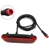 AliExpress 36V/48V Ebike Rear Light Tail Light LED Safety Warning Rear Lamp For E-scooter Rear Light Electric Bicycle Modification