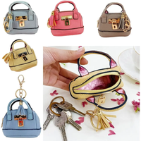 Wallet Clutch Zipper Coin Purse Wallet KeyChain Multifunction PU Leather Key Bag Gift Credit Card Case Portable Storage Pouch