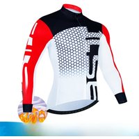 AliExpress NONE 2024 Men Winter Thermal Fleece Cycling Jersey Ciclismo MTB Bicycle Clothing Bike Shirt Cycling Equipement Outdoor Warm Jacket