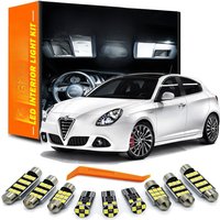 ZITWO Canbus No Error LED Interior Dome Map Light Bulb Kit For Alfa Romeo Giulietta Mito Brera GT Spider 4C 147 156 159 166