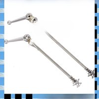 ABME Bicycle Skewers 1 Pair Ultralight Titanium Quick Release Bicycle Hub Skewers For MTB Road Bike