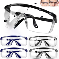 AliExpress NONE 5pcs Anti-Splash Eye Protection Work Safety Goggles Windproof Dustproof Protective Glasses Optical Lens Frame Cycling Goggles