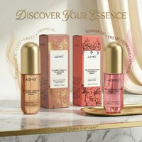 Coconut rose perfume spray, a dual purpose hair and body freshener,lasting fragrance, small and portable travel fragrance spray