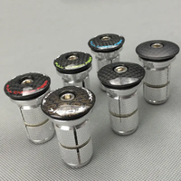 AliExpress NONE Toseek Bicycle Headset Expander Top Cap Carbon Fiber Stem Top Cap Aluminum Alloy Headset Expander Cover Bike Accessories