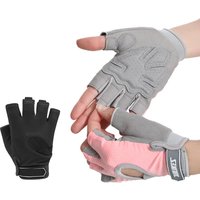 AliExpress Aolikes AOLIKES Gym Sports Fitness Cycling Gloves Pink for Men and Women Weightlifting Breathable Anti Sweat Non-Slip Half-Finger Gloves