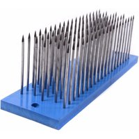 Blue Hair Hackle with 93 Pcs Needle for Comb Machine Weft Small Steel Comb Drawing Hair Extensions Tool/Support Customized Sizes