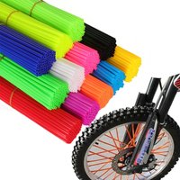 AliExpress Motorcycle 72Pcs 24CM Wheel Rim Spoke Wrap Kit Skin Cover Pipe For Motocross Dirt Pit Bike Enduro Bicycle ool Accessories