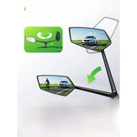 AliExpress NONE RBRL Bicycle Handlebar Rearview Mirror Automotive-Grade Wide Angle Ultra Clear Bike Mirror 360 Rotatable for Electric Scooter