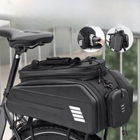 AliExpress West Biking WEST BIKING Electric Bike Battery Carrier Bag Expandable Pannier Rear Rack Bag Not Easily Deformed Cycling Travel Shoulder Bag