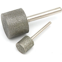 1-10Pcs 2.35/3/6mm Shank Cylinder Diamond Grinding Head 3/4/5-25mm Grinding Bit Needle For Carving Deburring Jade Polishing Tool