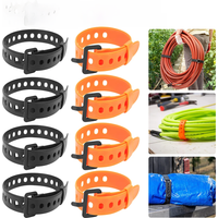 AliExpress NONE 1-5pcs Rubber Tension Strap Travel Tied Belt High Strength Cargo Belt Tie Down Luggage Lash Belt Strap Cargo Storage Belt Buckle