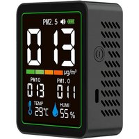 5 In 1 Multi-functional Smart Air Quality Monitor pm2.5 pm1.0 pm10 Laser dust Tester Temperature Humidity Meter for Home
