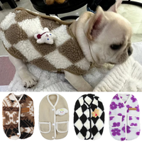 French Bulldog Dog Winter Clothes Newest Pet Cardigan Sweater for Small Dogs Puppy Pug Shirts mascotas Clothing sweterek dla psa