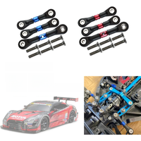 Adjustable Steering Tie Link Pull Rod Linkage for Tamiya TT-02/TT02T 1/10 RC Car Replacement RC Car Upgrades Parts Accessories
