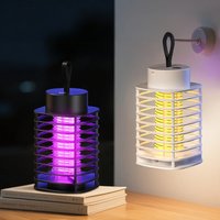 Electric Shock USB Mosquito Killer Lamp Insect Trap Portable Mute Anti-Mosquito Light for Home Garden Camping Outdoor Use